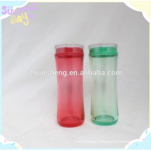 500ml double wall plastic drinking water bottle